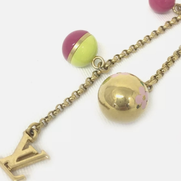 LOUIS VUITTON MONOGRAM PORTE CLES GRELOTS KEY RING CHARM/90448 - Picture 6 of 9